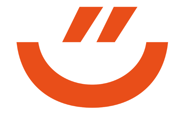 Zu sehen ist ein orangefarbenes Smiley